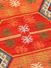 Handwoven Kilim Rug - Ember Chevron