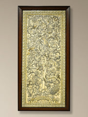 Hand-rendered Stone Dust Painting - Rang Mahal