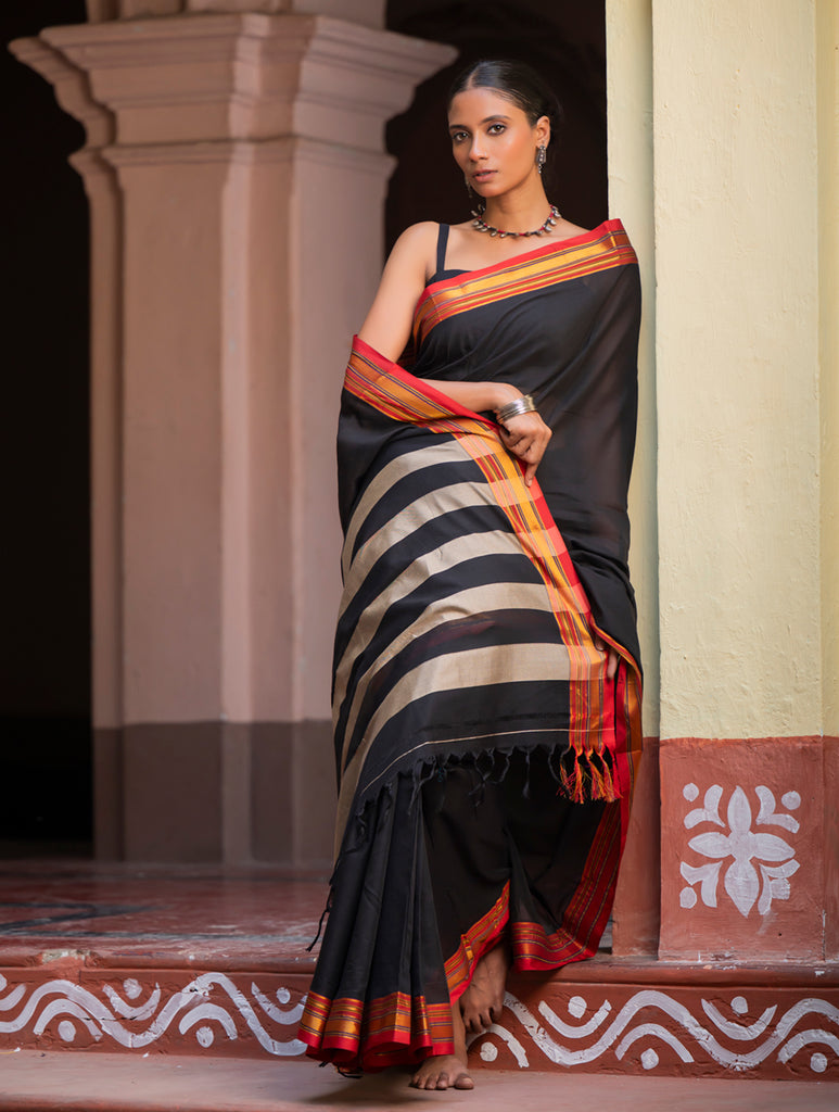 Deccan Elegance. Maharashtrian Ilkal Saree - Nishagati