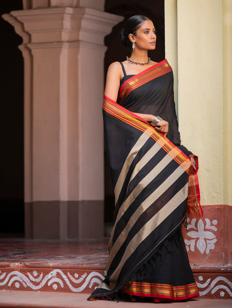 Deccan Elegance. Maharashtrian Ilkal Saree - Nishagati