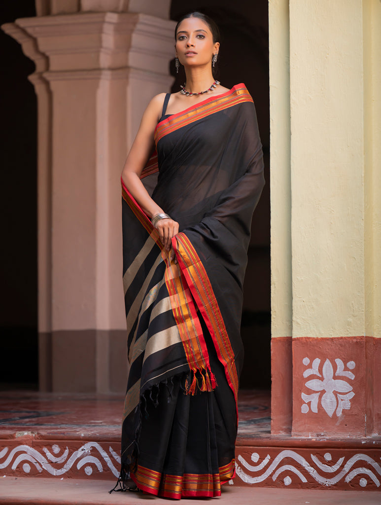 Deccan Elegance. Maharashtrian Ilkal Saree - Nishagati