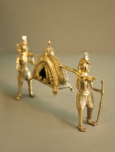Load image into Gallery viewer, Dhokra Craft Curio - Pallanquin
