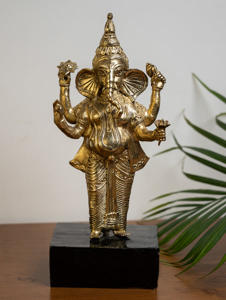 Dhokra Metal Craft Curio - Ganesha