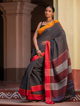 Load image into Gallery viewer, Ethnic Elegance. Handwoven Pateda Aanchu Saree - KaviRekha