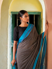 Load image into Gallery viewer, Ethnic Elegance. Handwoven Pateda Aanchu Saree - Kurunji