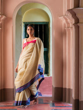 Load image into Gallery viewer, Ethnic Elegance. Handwoven Pateda Aanchu Saree - ThenMazhai