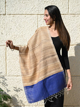 Load image into Gallery viewer, Exclusive Bhagalpur Tussar Silk Stole - Beach and Sand