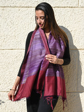Load image into Gallery viewer, Exclusive Bhagalpur Tussar Silk Stole - Jamuniya