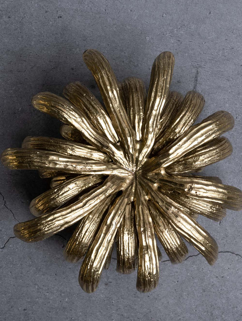 Exclusive Brass Curio - Chrysanthemum