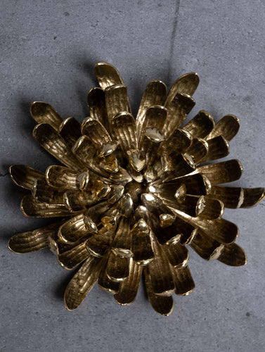 Exclusive Brass Curio - Chrysanthemum