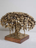 Exclusive Brass Curio - The Banyan Tree (Large), Dia - 12.9
