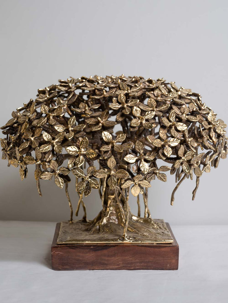 Exclusive Brass Curio - The Banyan Tree (Large)
