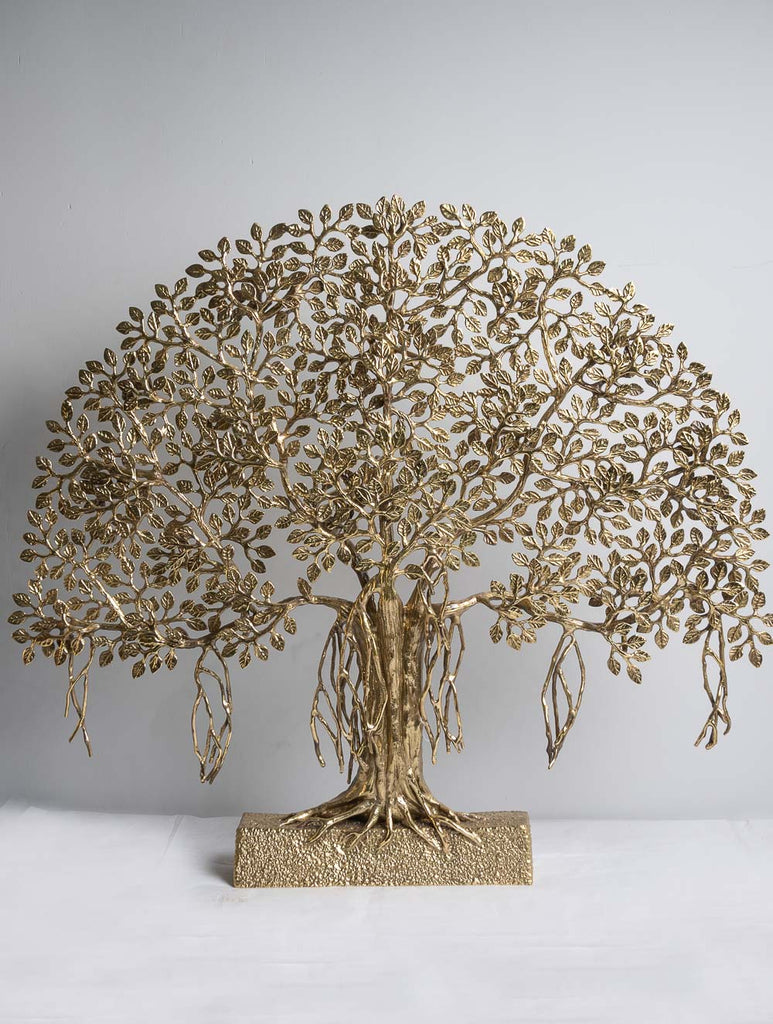 Exclusive Brass Curio - The Mahabodhi Tree (Large)