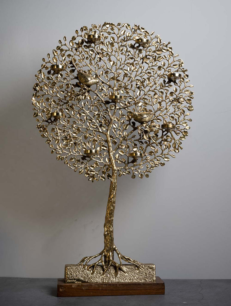 Exclusive Brass Curio - Tree Of Life (Medium)