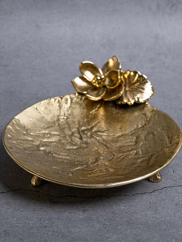 Exclusive Brass Curio / Plate - Flora