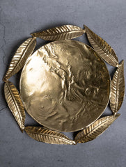 Exclusive Brass Curio / Plate - Mango Leaf