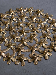 Exclusive Brass Curio / Trivet - Champa Flowers