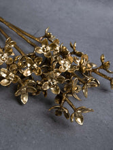 Load image into Gallery viewer, Exclusive Brass Flower Sticks Curio - Hyacinth (Set of 4)