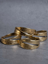 Load image into Gallery viewer, Exclusive Brass Napkin Rings - Twin Leaf (Set of 4)
