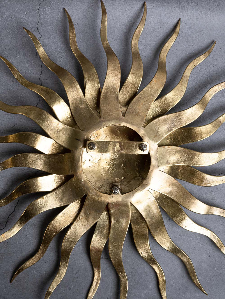 Exclusive Brass Wall Accent - Glory Of The Sun (Large)