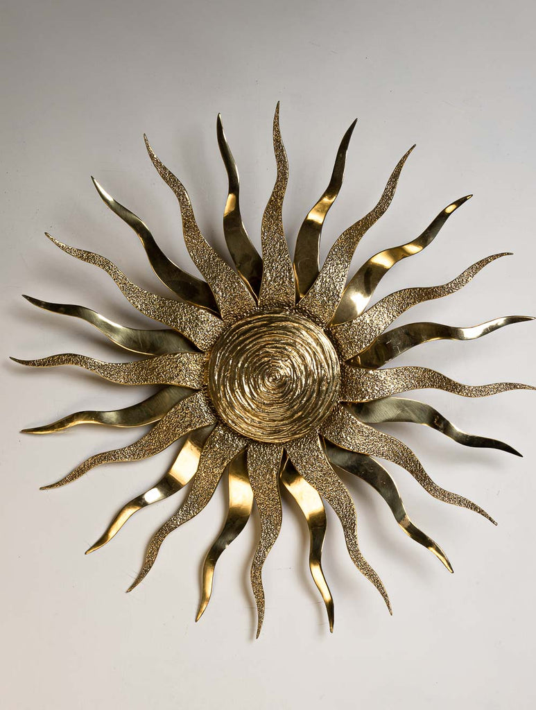 Exclusive Brass Wall Accent - Glory Of The Sun (Large)
