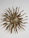 Exclusive Brass Wall Accent - Glory Of The Sun (Large), Dia -18.5