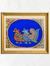 Load image into Gallery viewer, Exclusive Ganjifa Art Framed Painting - Annapakshi
