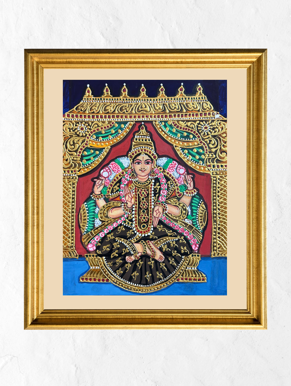 Load image into Gallery viewer, Exclusive Ganjifa Art Framed Painting - Devi