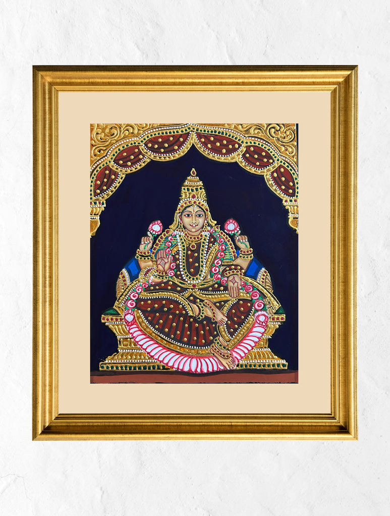 Exclusive Ganjifa Art Framed Painting - Devi Lakshmi