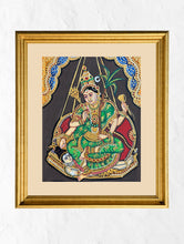 Load image into Gallery viewer, Exclusive Ganjifa Art Framed Painting - Durga