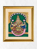 Exclusive Ganjifa Art Framed Painting - Goddess Lakshmi