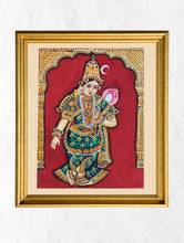Load image into Gallery viewer, Exclusive Ganjifa Art Framed Painting - Lakshmi