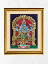 Load image into Gallery viewer, Exclusive Ganjifa Art Framed Painting - Lord Vishnu