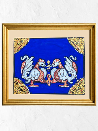 Exclusive Ganjifa Art Framed Painting - Pakshi