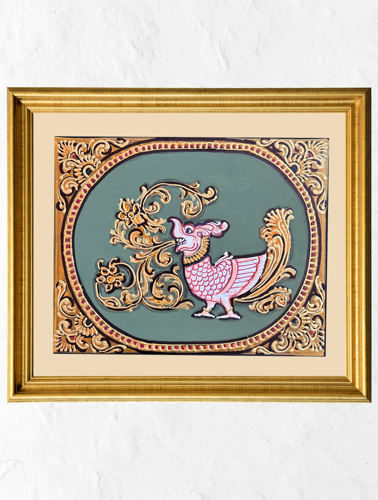 Exclusive Ganjifa Art Framed Painting - Protection
