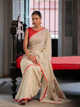Load image into Gallery viewer, Exclusive Soft Handwoven Bengal Cotton Jamdani Saree - Charuneer