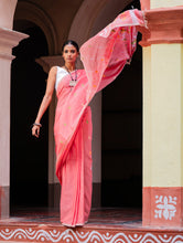 Load image into Gallery viewer, Exclusive Soft Handwoven Bengal Cotton Jamdani Saree - Pakhipath
