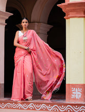 Load image into Gallery viewer, Exclusive Soft Handwoven Bengal Cotton Jamdani Saree - Pakhipath