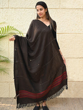 Load image into Gallery viewer, Exclusive Soft Himachal Wool Shawl with Woven Border - Starry Nights
