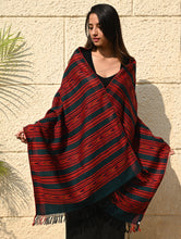 Load image into Gallery viewer, Exclusive, Soft Himachal Wool Pattu Stole - Pinefire