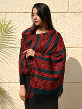 Load image into Gallery viewer, Exclusive, Soft Himachal Wool Pattu Stole - Pinefire