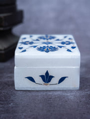 Floral Tapestry Marble Inlay Box