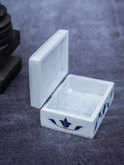 Floral Tapestry Marble Inlay Box
