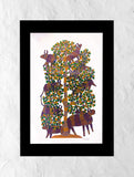 Gond Art Painting - Deers