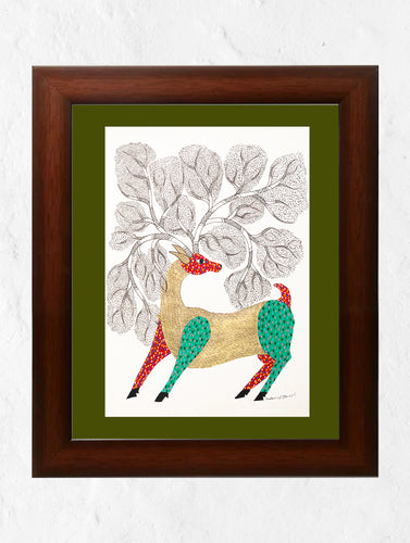 Gond Art Painting - Tree of Life