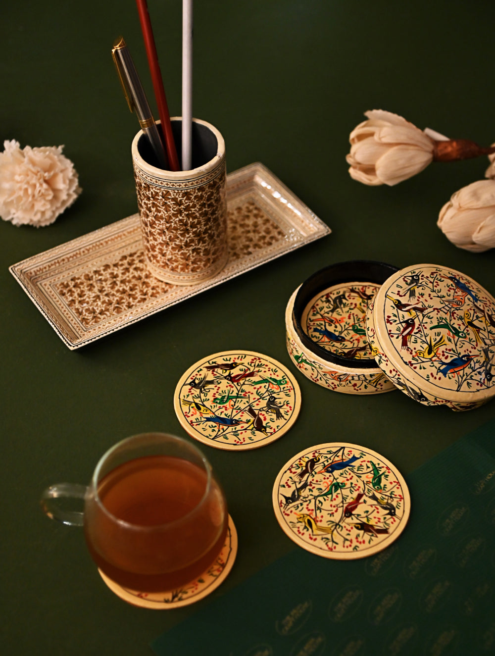 The India Craft House Heritage Gift Hamper - Kashmiri Desk Edit