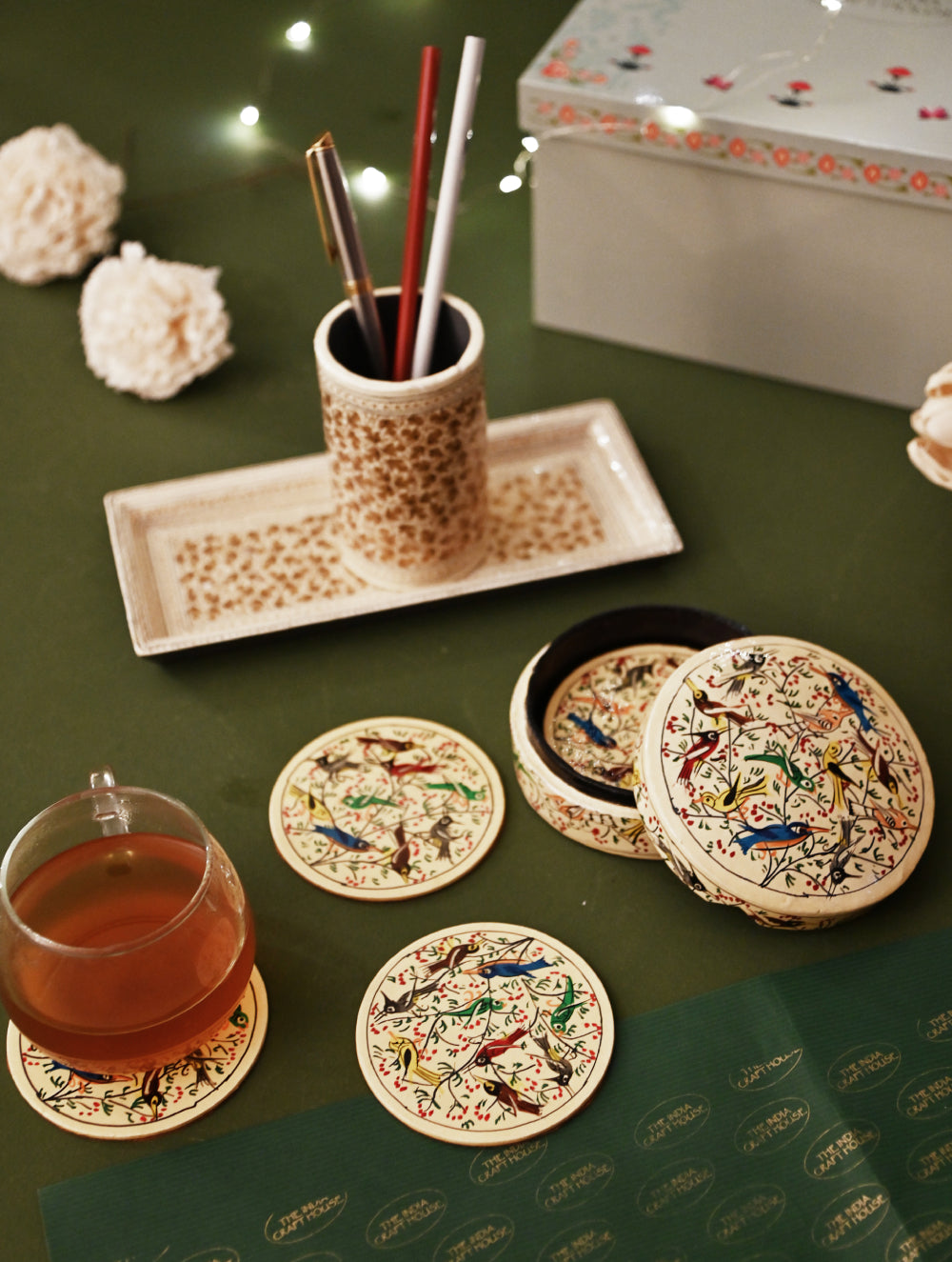 The India Craft House Heritage Gift Hamper - Kashmiri Desk Edit