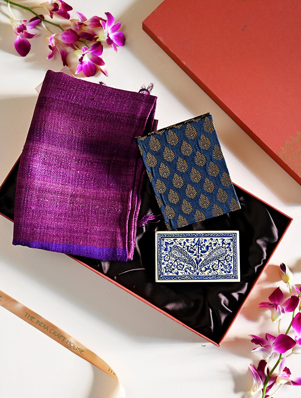 The India Craft House Heritage Gift Hamper - A Silk Story