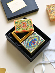 The India Craft House Heritage Gift Hamper - Miniature Kaaleen Kashmiri Treasures