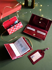 The India Craft House Heritage Gift Hamper - Bengal Leather Travel Classics
